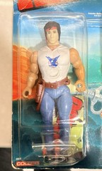 1986 Coleco RAMBO Fire-Power Rambo MOC Sealed I.D. Card Insert Flamethrower
