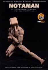 Notaman NT-02W 1/12 Flexible Strong Muscular Body Square Head 16.5cm Figure Doll