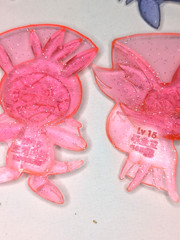 8x Cookie Run Plastic Flat Figures Ddakji Sun Wai Lot Sparkle