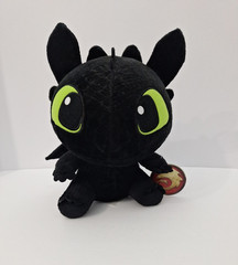 How To Train Your Dragon 3 Sitting Toothless Plush Doll Cute-100% Authentic