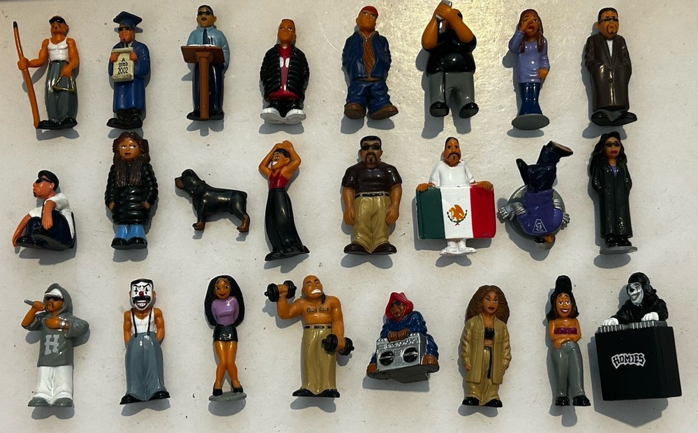 Homies series 5 complete set of 24 figures RARE Little Homies Lil Diorama 1:32