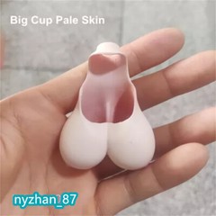 1:12 Big Bust Breast Cover Replacement Model Fit 6” Female Action Figure Body