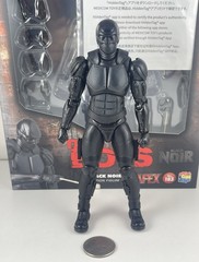 AS IS Medicom MAFEX THE BOYS BLACK NOIR No. 183 Action Figure PRE-OWNED WITH BOX