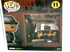 FUNKO POP ALBUM NOTORIOUS BIG LIFE AFTER DEATH HARD CASE PROTECTOR #11 NICE SET