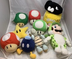 Nintendo Super Mario, Luigi, variety bundle Plush Toy Lot of 10