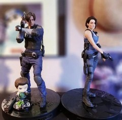 Biohazard Game Statue Valentine Leon Scott Kennedy PVC Action Figures
