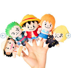 One Piece Base Shop Exclusive Finger Plush Toy with Strap Japan New