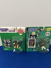 Starting Lineup 1995 JEROME BETTIS + 2000 ISAAC BRUCE St Louis Los Angeles Rams