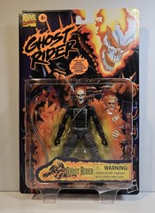 Hasbro Marvel Legends Retro Collection Ghost Rider Action Figure In Hand