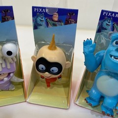 5x Monsters Inc Incredibles Disney Pixar Mini Vinyl Figures New Bday Party Lot!