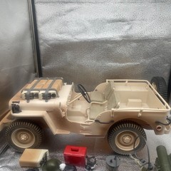 2002 Hasbro 1941 Willys MB Jeep 1:6 Scale 12” Figure Military Vehicle Vintage
