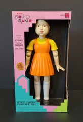 Netflix Squid Game Remote Control Young-Hee 15-inch Doll Red Light Green Light