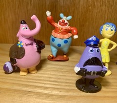 Inside Out 2 PVC Figures Lot (9) Jangles Bing Bong Joy Anger Disgust