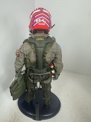 1/6 US NAVY F-14 “TOP GUN” GOOSE ANTHONY EDWARDS TOMCAT FIGHTER PILOT +STAND