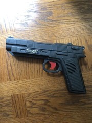 Rambo Arco 1980s Vintage Plastic Toy Gun 45mm Dark Grey