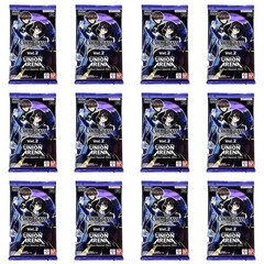 Code Geass Vol 2 Union Arena Trading Card Game – Lot of 12 New Booster Packs