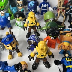 42 Assorted Toy Figurines Action Figures PJ Masks Paw Patrol & More Junk Drawer
