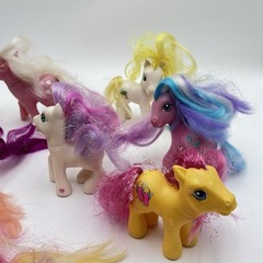 Vintage My Little Pony 1980s G1 action figures Various Sizes Plastic Lot Of 11