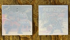 Vintage RARE 1980’s He-Man Roboto Masters of the Universe Carnival Glass Prizes