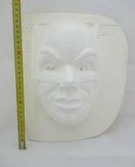 Vintage Batman 1966 Adam West Mask Plastirama Argentina Unpainted Rare