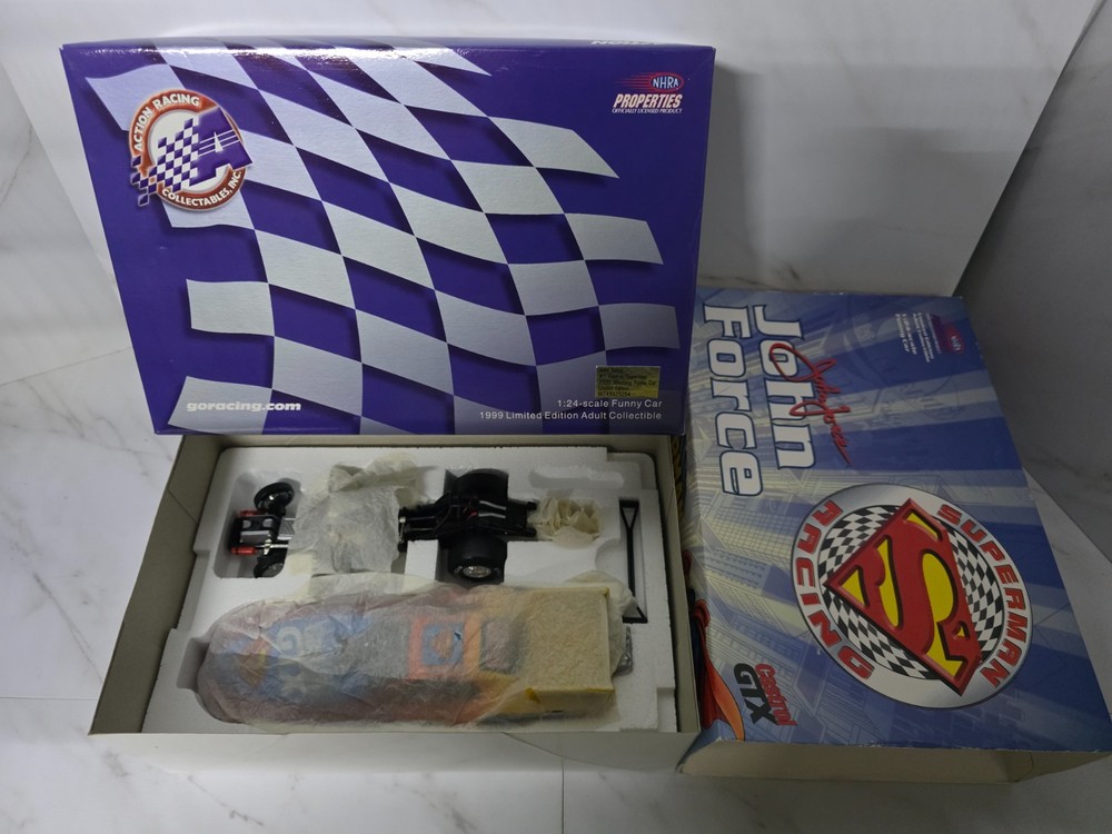 John Force Superman 1999 Mustang Funny Car 1:24 NHRA Action Racing /Limited