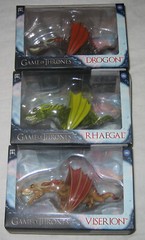 The Loyal Subjects Game Of Thrones Dragons Drogon Viserion & Rhaegal set of 3