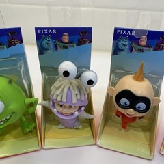 5x Monsters Inc Incredibles Disney Pixar Mini Vinyl Figures New Bday Party Lot!