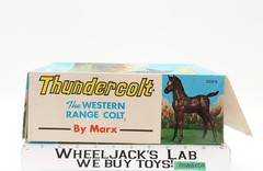 Thundercolt Horse Western Range Colt #2031B Johnny West Series Marx 10″ Vintage