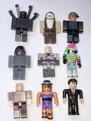 R0BL0X Action Figures Lot Of 9x Figures Mixed Lot Toys Characters No Codes