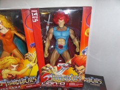 MEZCO THUNDERCATS MEGA SCALE 14 IN 5 FIGURES LION-O, PANTHRO, CHEETARA,TYGRA NEW