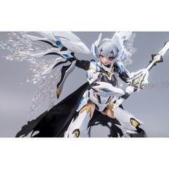 White Dragon Knight Galahad 1/12 Action Figure Model Assembly Kit Statue 17 cm