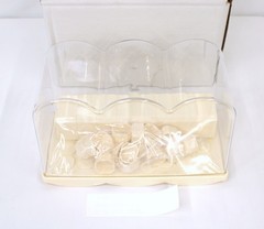 Acrylic Display Case with Adjustable Pedestals for Mini Figures POP MART Labubu