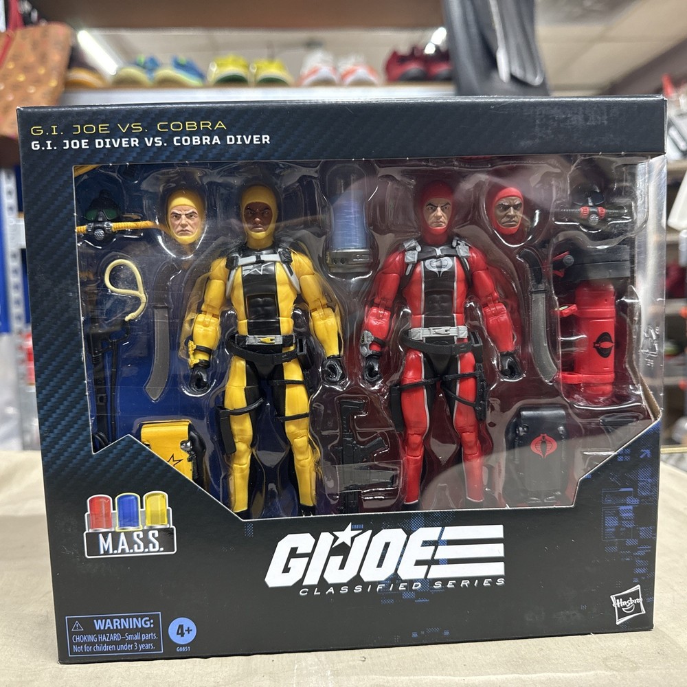 G.I. Joe Classified Series MASS Device GI Joe Diver Vs Cobra Diver 2-pack