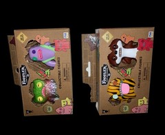 Lot of Fuggler Mini Figure Collectible Vinyl 2 Pack 2 inch Non-flocked Hard Toys