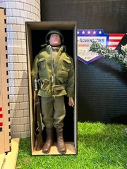 12″ Gi Joe Action Soldier Figure Coffin Style Display Box/Figure NOT Included