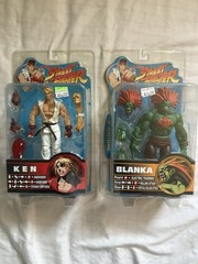 SOTA Toys Street Fighter Round 2 Ken & Blanka Bundle Capcom 2005 NIB