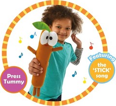Hey Duggee Singing Sticky Stick Stick Soft Plush Toy