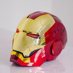 Iron Man Gold MK5 Helmet Electronic Voice Activated Open&Close Mask Autoking New