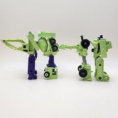 TRANSFORMERS G1 (1985) CONSTRUCTICONS Bonecrusher Scavenger Mixmaster Scrapper