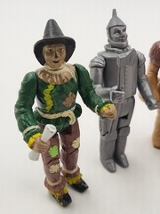 Wizard Of Oz Figure 6pc Dorothy Toto Scarecrow Lion Tin Man Glinda Wicked Witch