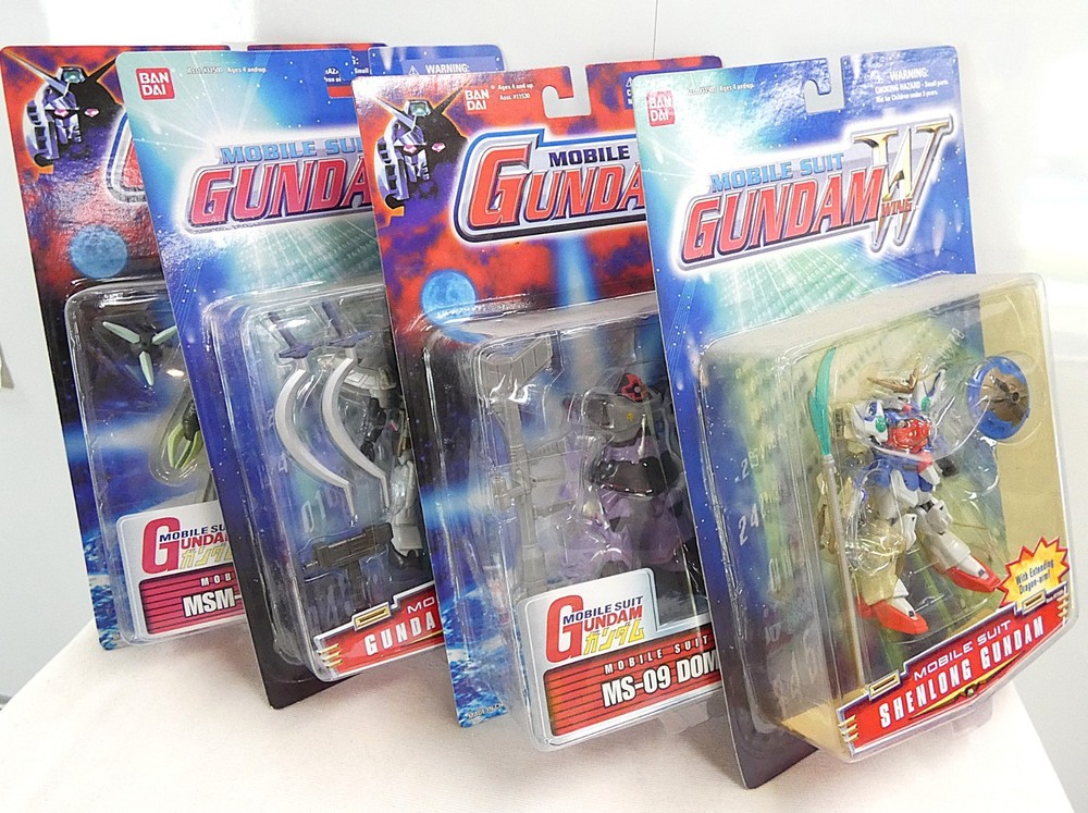 Vintage Sandrock Mobile Suit Gundam Wing Bandai 1995 RARE LOT of 4 RARE