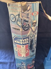 1975 Evil Knieval Stunt Cycle Set with Original Box