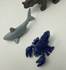 Lot Of Plastic Rubber Metal Dinosaur Shark Figures ANIMALS & OTHER Toys Vintage