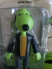 SUPER 7 PEANUTS Halloween ReAction Figure FRANKEN SNOOPY NOC Distressed Package