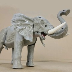 Children’s Toys Electric Toy Elephant Model Animal Cries Can Walk Plastic Educat