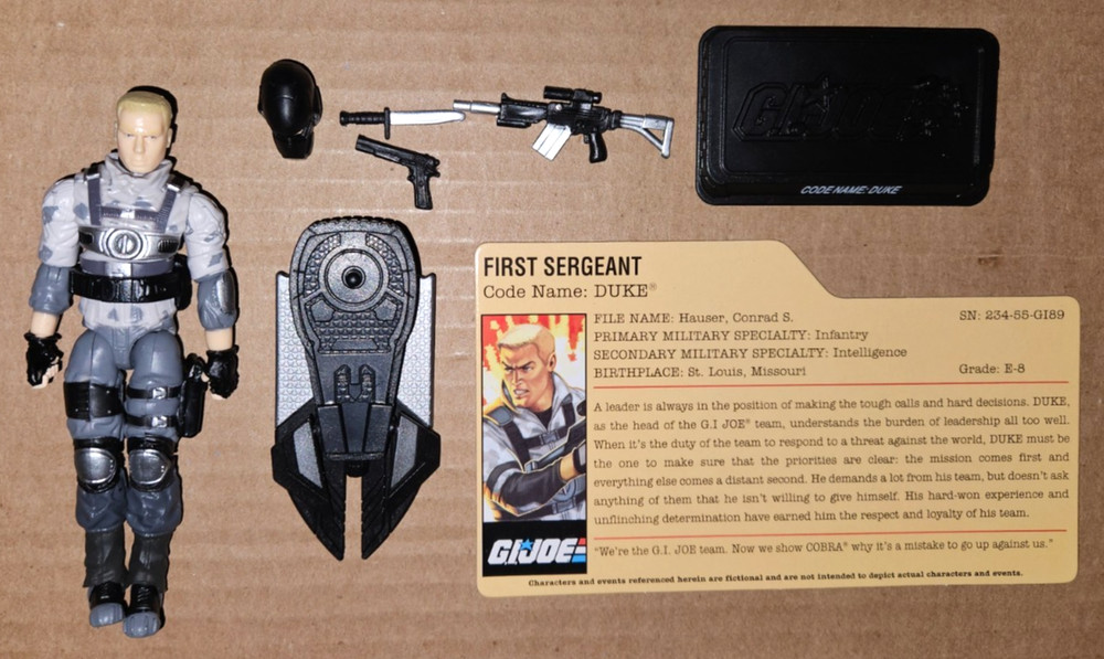 GI Joe 25th Resolute Duke V32 Complete 2009 From 5 Pack Set