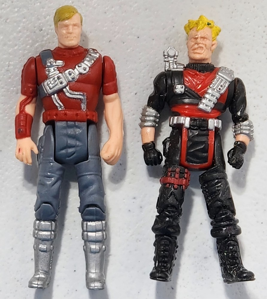 Vintage 1985 M.A.S.K Floyd Malloy & Matt Trakker Action Figures By Kenner