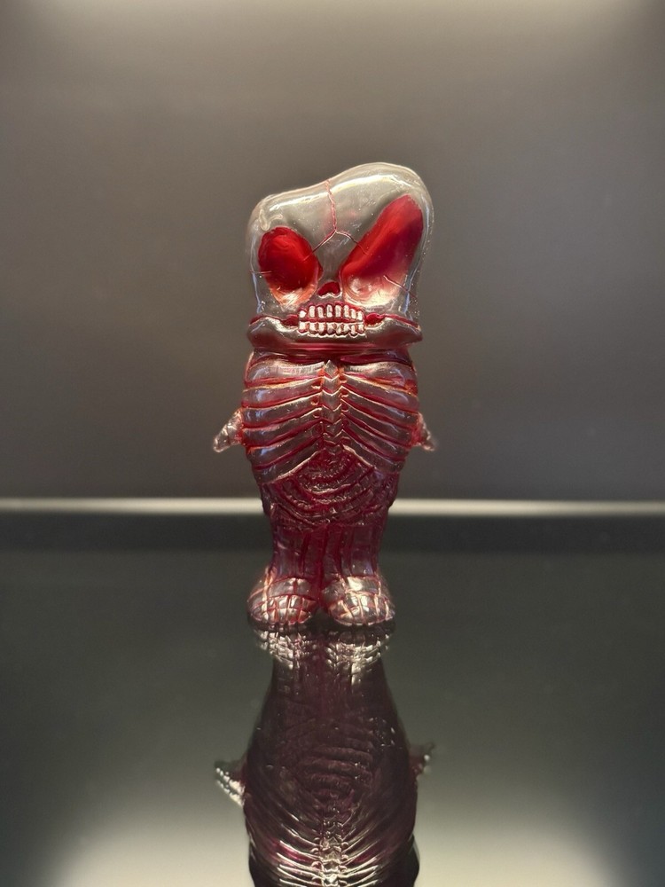 Skull Head Butt Monster Q Ghost Inner Sofubi Kaiju MVH Real Head