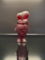 Skull Head Butt Monster Q Ghost Inner Sofubi Kaiju MVH Real Head