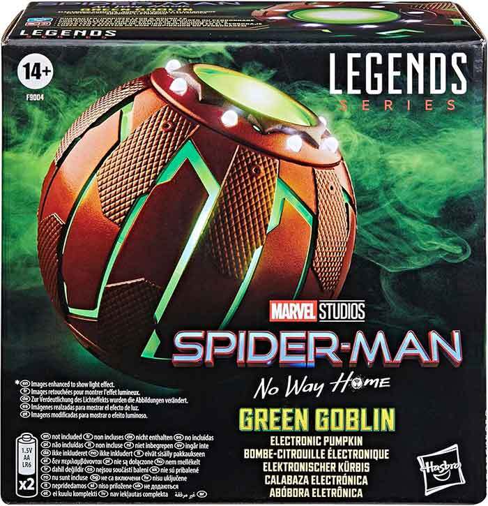Marvel Legends Gear Prop Replica – Green Goblin Electronic Pumpkin IN STOCK
